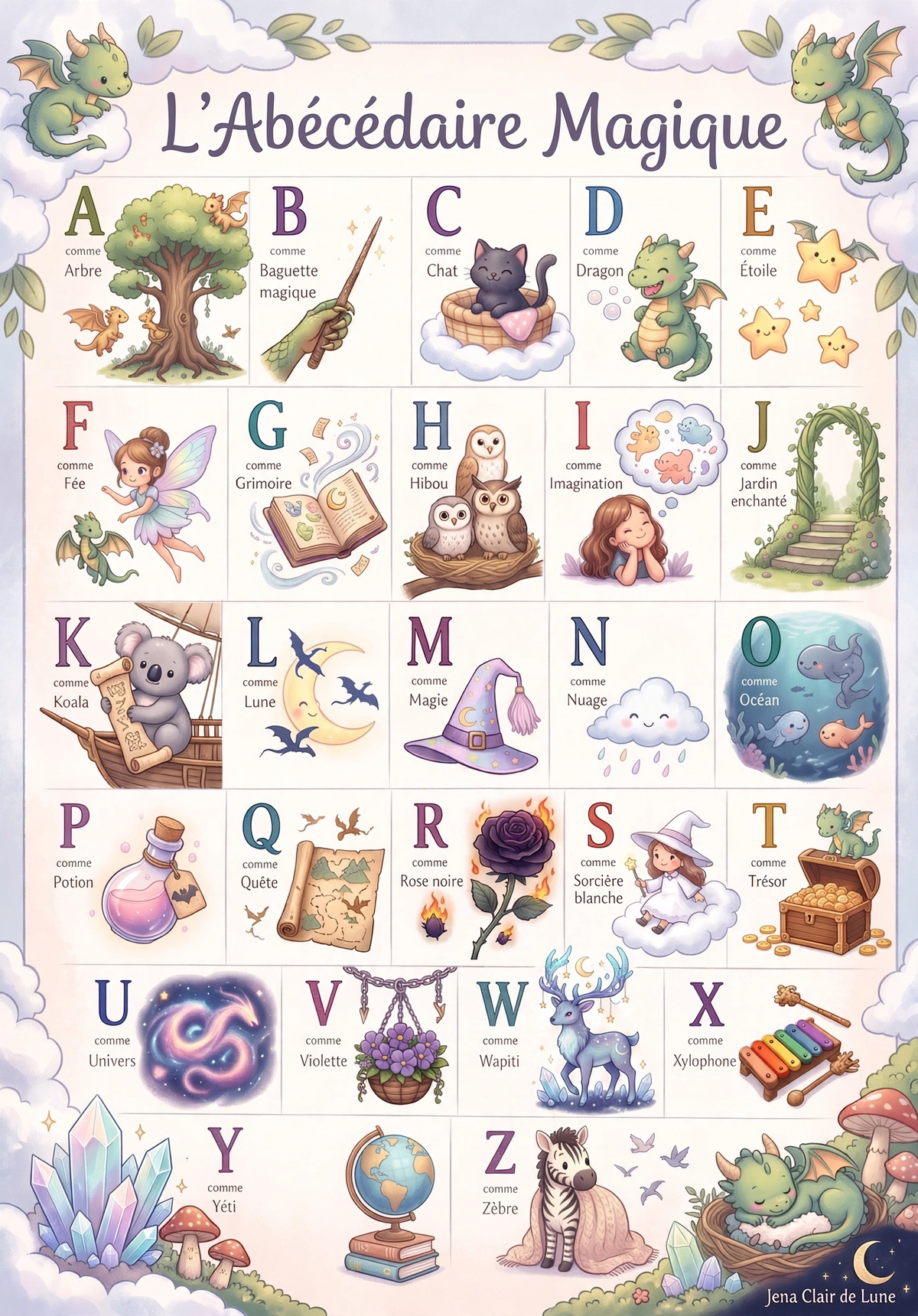 Abécédaire Magique - Alphabet Enchanté
